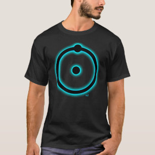 T-shirt Projet manhattan d'atome d'hydrogène bleu Essentie
