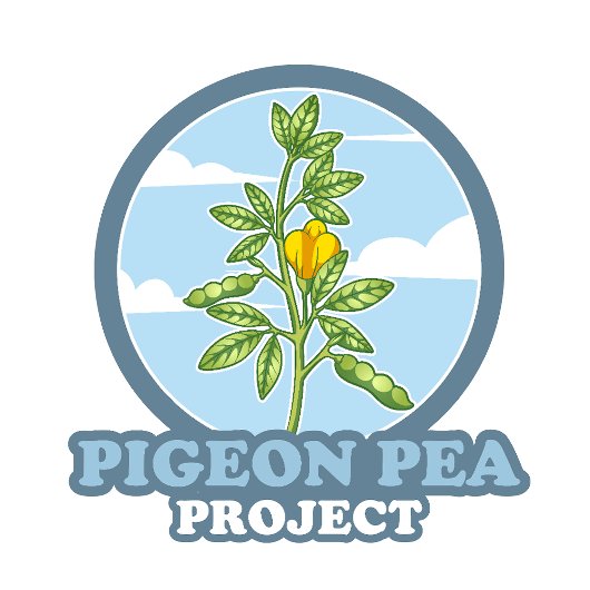 T-shirt Projet Pigeon Pea : Logo de l'épaule