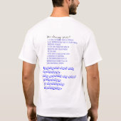 T-shirt Projets de clonage (Dos)