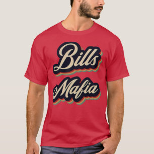 T-shirt Projets de loi Mafia Retro Typographie Vintage