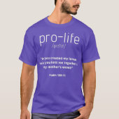 T-shirt ProLife Premium (Devant)