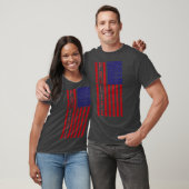 T-shirt ProLife Save Unborn Babies Lives American Flag (Unisexe)