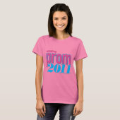 T-shirt Prom 2011 - Aqua (Devant entier)