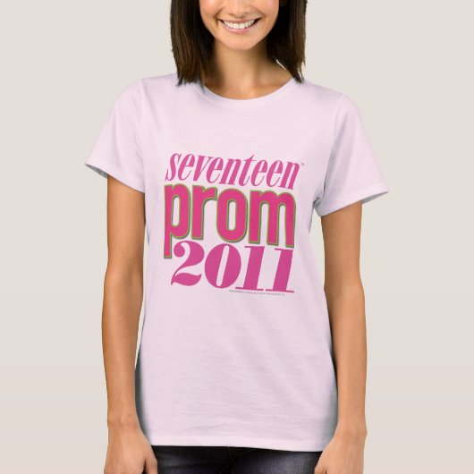 T-shirt Prom 2011 - Lt. Pink (Devant)