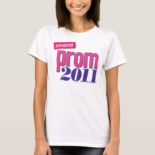 T-shirt Prom 2011 - Rose (Devant)