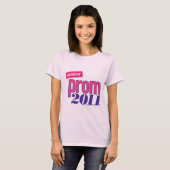 T-shirt Prom 2011 - Rose (Devant entier)