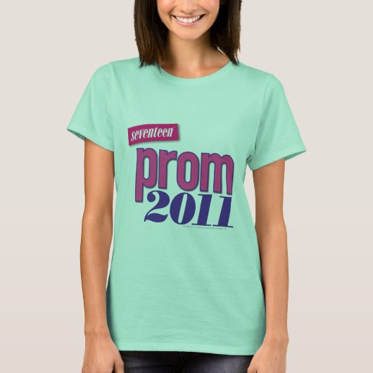 T-shirt Prom 2011 - Rose (Devant)