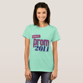 T-shirt Prom 2011 - Rose (Devant entier)