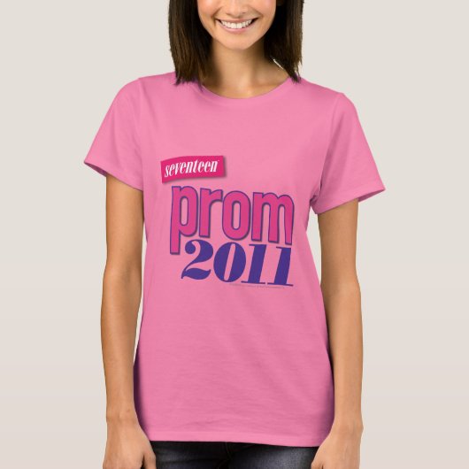 T-shirt Prom 2011 - Rose (Devant)