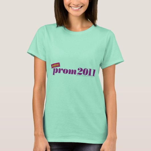 T-shirt Prom 2011 - Violet (Devant)
