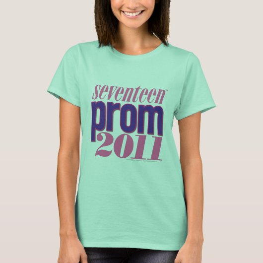 T-shirt Prom 2011 - Violet (Devant)
