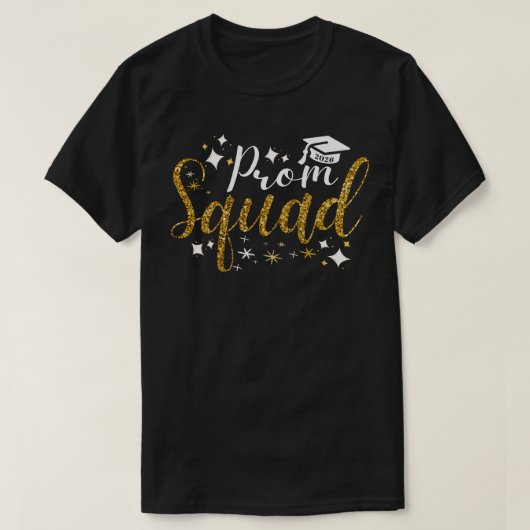 T-shirt Prom Squad 2026 Graduate | Funny Senior Class  (Design devant)