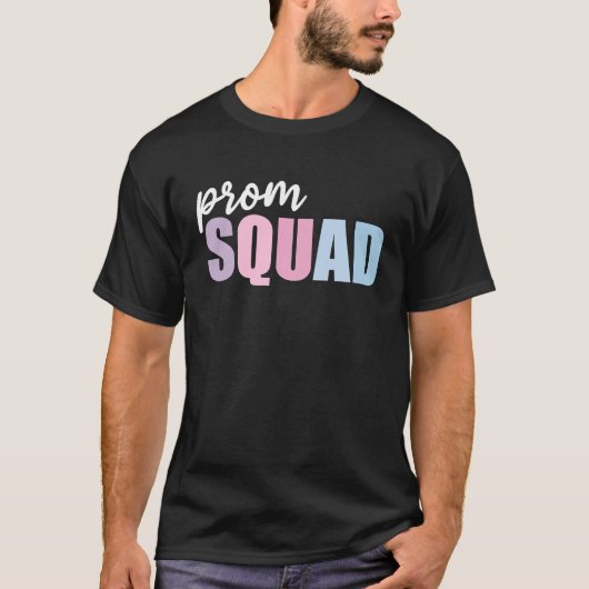 T-shirt Prom Squad High School Event Correspondance (Devant)