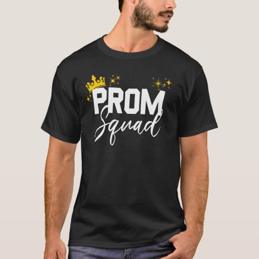 T-shirt Prom Squad Senior pour le programme de formation (Devant)