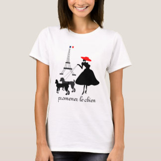 T-shirt Promenade avec des chiens