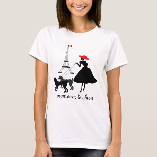 T-shirt Promenade avec des chiens (Devant)