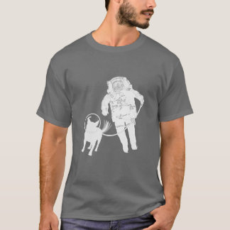 T-shirt Promenade canine de l'espace