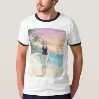 T-shirt Promenade Couchée de Soleil Pieds Nus – Art de Pla