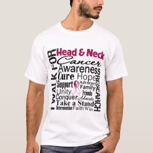 T-shirt Promenade de conscience de cancer de la tête et d