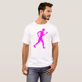 T-shirt Promenade - Magenta (Devant entier)