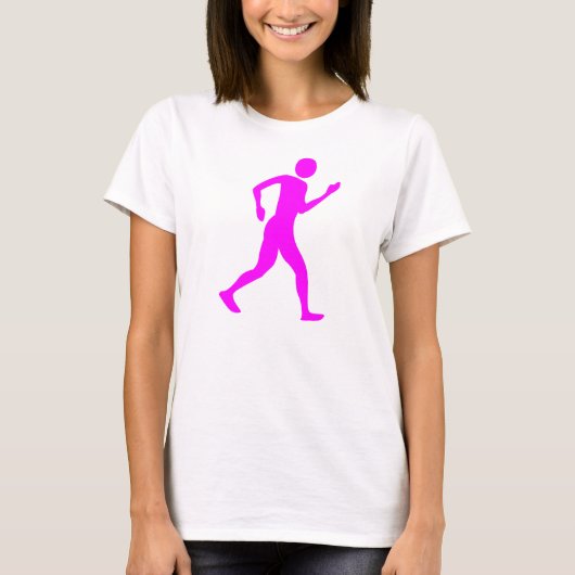 T-shirt Promenade - Magenta (Devant)