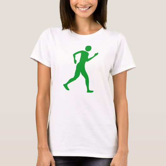 T-shirt Promenade - Vert herbe (Devant)