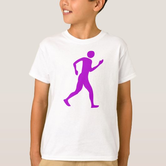 T-shirt Promenade - Violet (Devant)