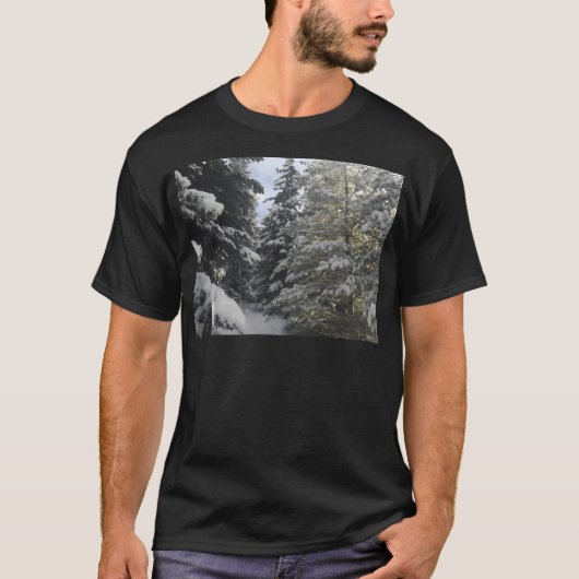 T-shirt Promenades d'hiver (Devant)