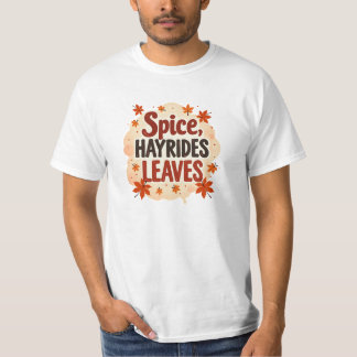 T-shirt Promenades en charrette au foin épicé