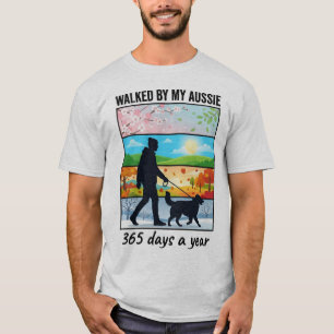 T-shirt Promené par mon Aussie 365 jours par an, papa de