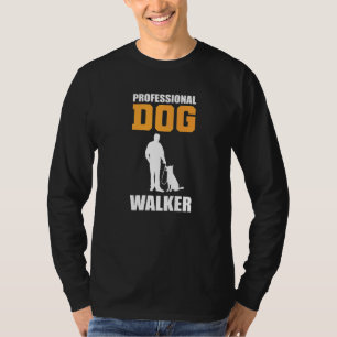T-shirt Promeneur de Chien Professionnel Toiletteur pour A