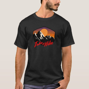 T-shirt Promenez-Vous Dans Une Randonnée Extérieure Patiné