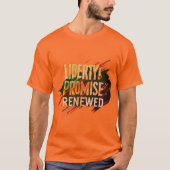 T-shirt Promesse de la liberté renouvelée - Un hommage à l (Devant)