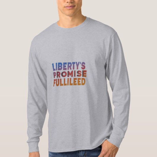 T-shirt Promesse de liberté (Devant)