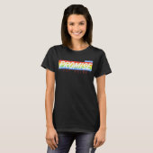 T-shirt Promesse non fière drapeau gay LGBT (Devant entier)