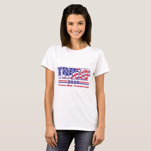 T-shirt Promesses de l'atout 2020 faites promesses gardées (Devant entier)
