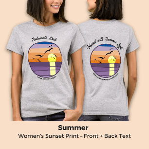 T-shirt Promo d’événements ou impression du coucher de sol