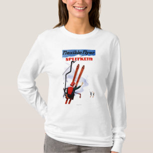T-shirt Promo en bois de skis de Splitkein d'insecte