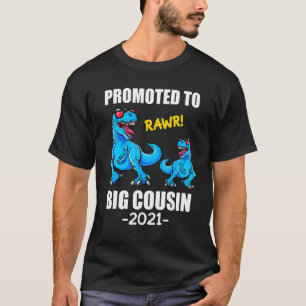 T-shirt Promoté À Big Cousin 2021 Dinosaur Outfit Hommes B