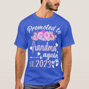 T-shirt Promoté à Grand-mère Encore Est 2023 Cadeau Fleur