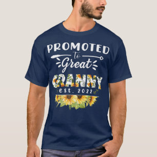 T-shirt Promoté à Great Granny Est 2022 Floral First Tim
