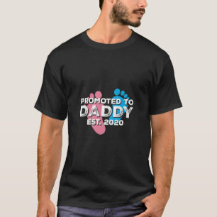 T-shirt Promoté À Papa Est 2020 Chemise Nouveau Cadeau Pap