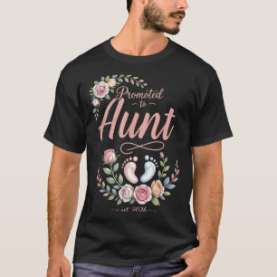 T-shirt Promoté À Tante Est 2026 Floral Femmes Hommes Mère