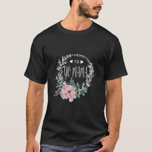 T-shirt Promoté À YO MAMA Flower Mère Fête Correspondance