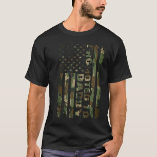 T-shirt Promoté pour Daddy Patriotic USA American Flag men