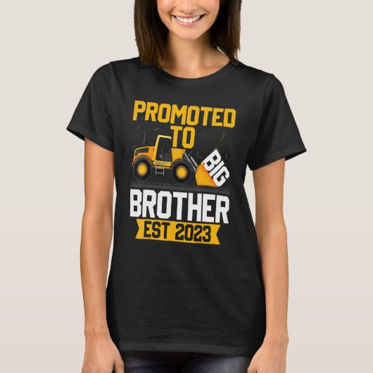 T-shirt Promoted to Big Bro 2023 I Leveled up to Big Broth (Devant)