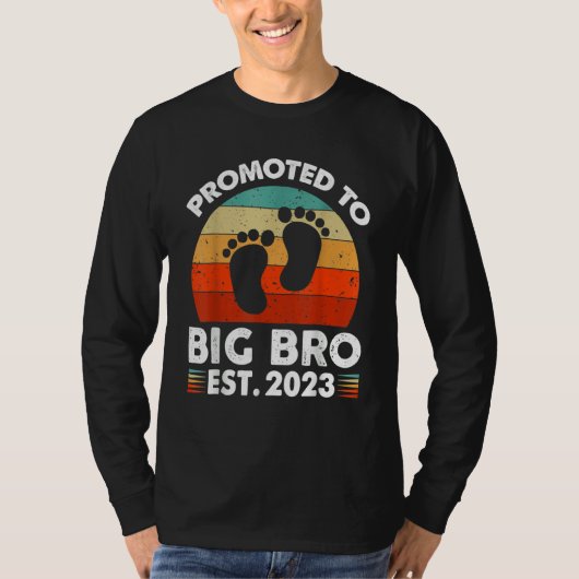 T-shirt Promoted To Big Bro 2023  I'm Going To Be A Big Br (Devant)