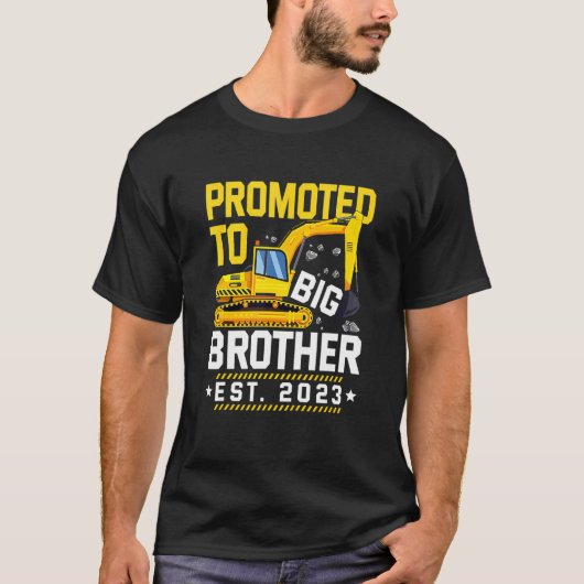 T-shirt Promoted to Big Bro 2023 Leveled up to Big Brother (Devant)