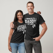 T-shirt Promoted To Daddy 2022 For New Dad First Time dad (Unisexe)