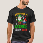 T-shirt Promoted To Father Again 2023 Two Funny Gnomes Pre (Devant)
